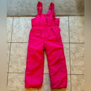 Obermeyer Girls Pink Ski Bib